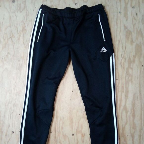 Adidas Clima Cool 3 Stripe Sweatpants Joggers Trainers - Picture 2 of 8